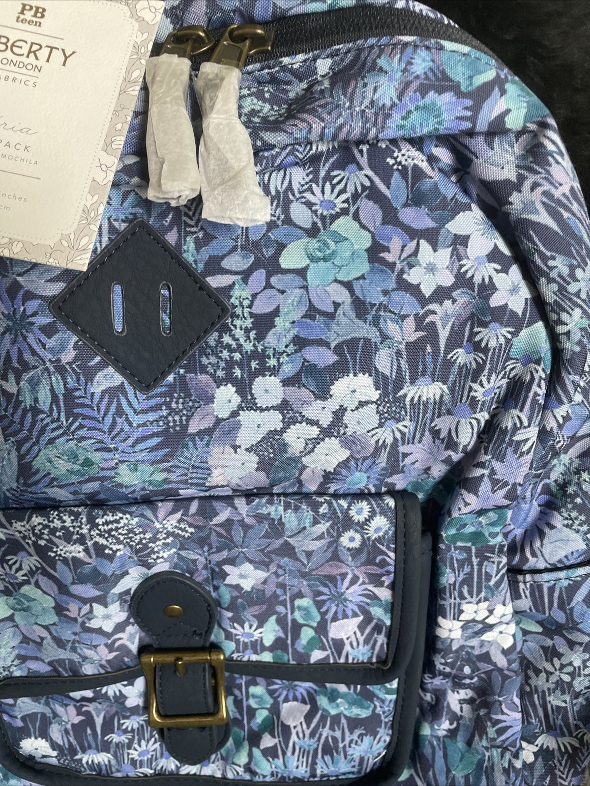 Pottery Barn school Disney Backpack flower floral Liberty London holiday teen .