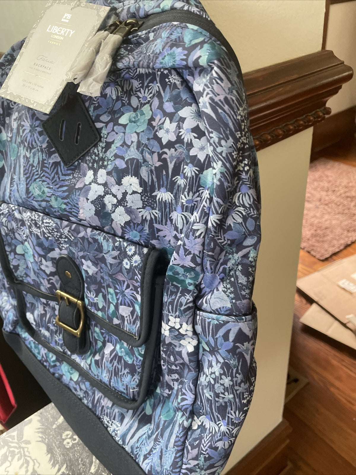Pottery Barn school Disney Backpack flower floral Liberty London holiday teen .