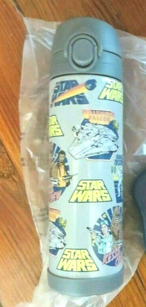 School Pottery barn STAR WARS SOLO space LARGE WATER BOTTLE droid jedi Disney n