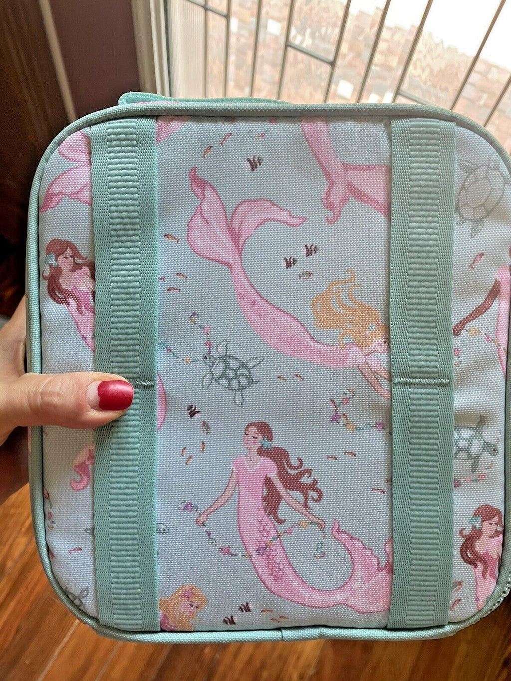 Pottery Barn LUNCH BOX BAG school Disney Mermaid Ariel princess party girl NEW .