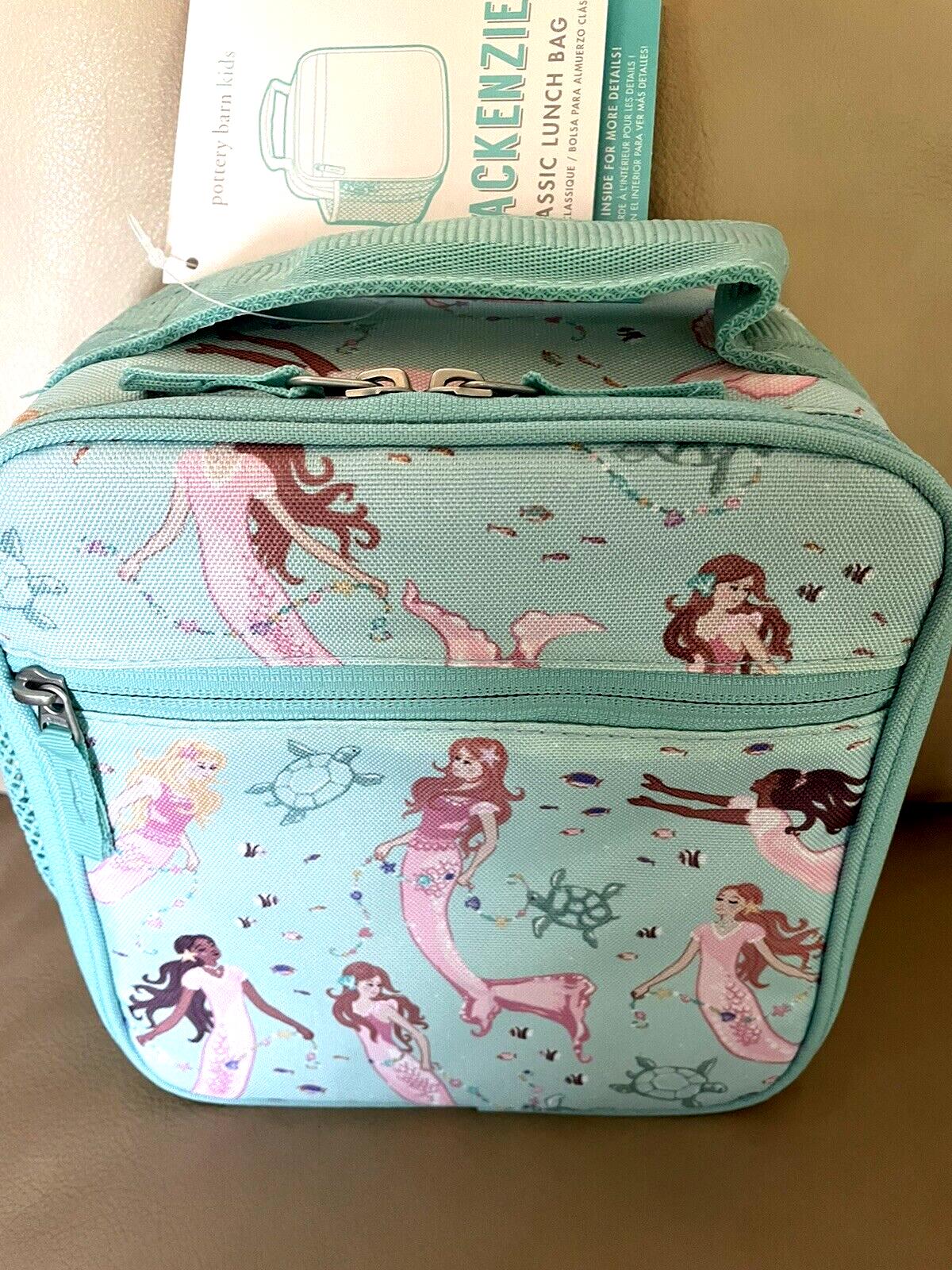 Pottery Barn LUNCH BOX BAG school Disney Mermaid Ariel princess party girl NEW .