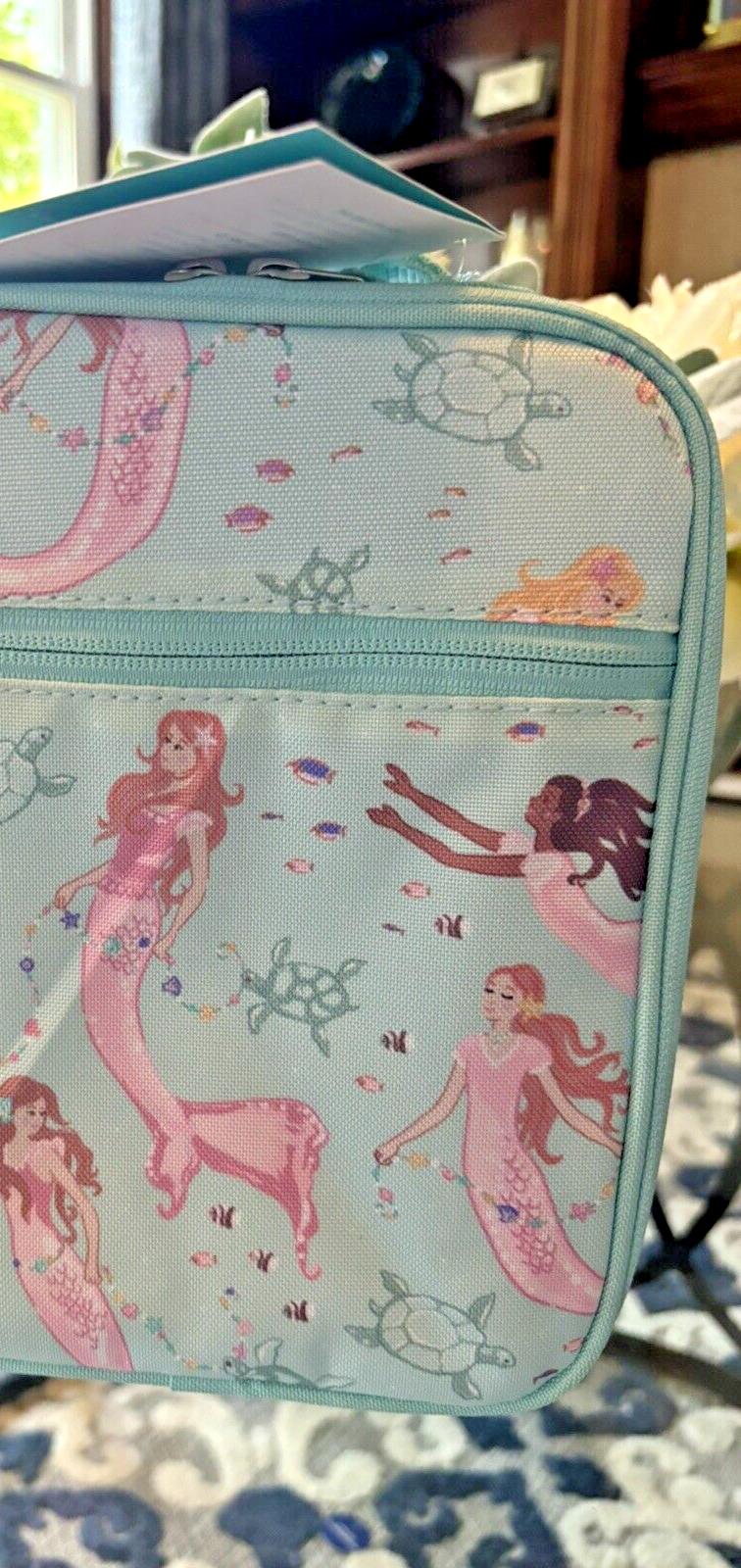 Pottery Barn LUNCH BOX BAG school Disney Mermaid Ariel princess party girl NEW .