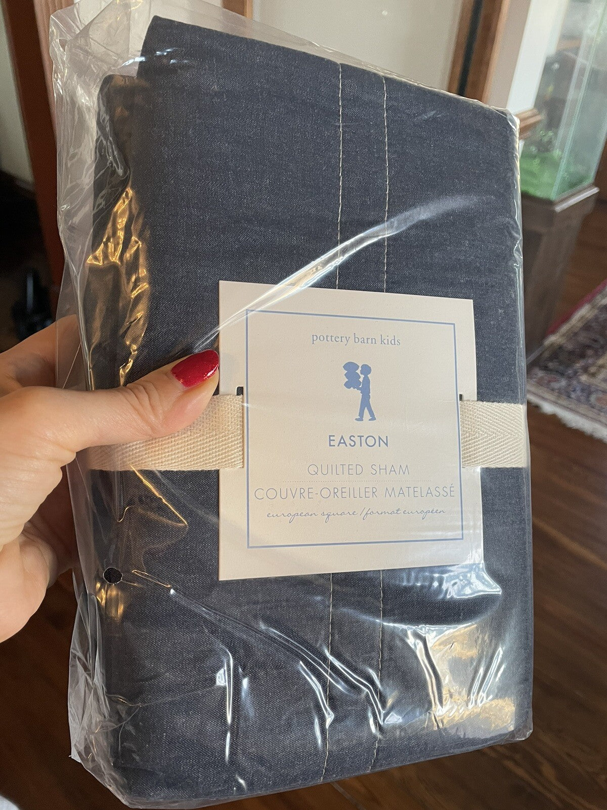 Pottery barn Pillow Sham cover Disney holiday party gift Sport space Denim Boy ]