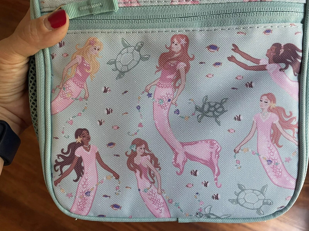 Pottery Barn LUNCH BOX BAG school Disney Mermaid Ariel princess party girl NEW .