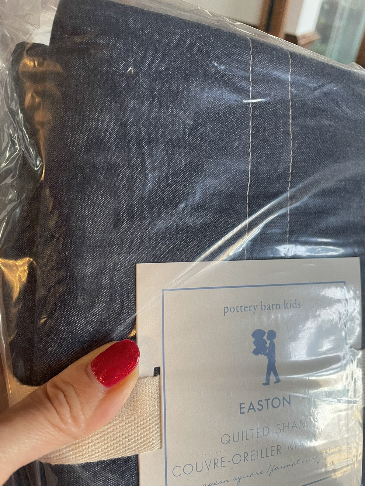 Pottery barn Pillow Sham cover Disney holiday party gift Sport space Denim Boy ]