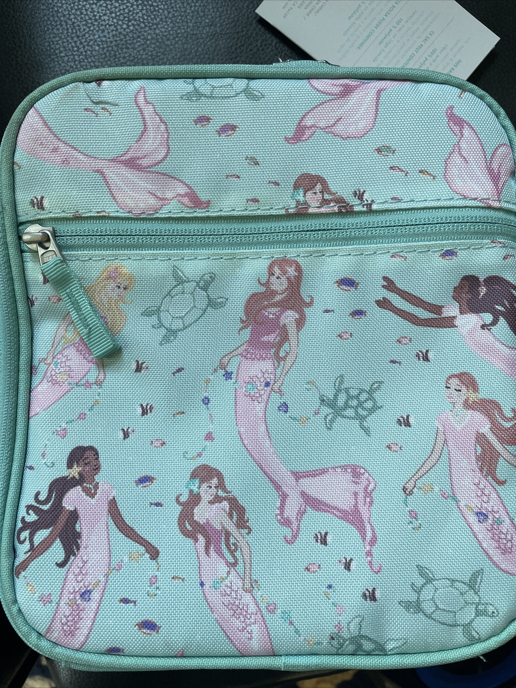 Pottery Barn LUNCH BOX BAG school Disney Mermaid Ariel princess party girl NEW .