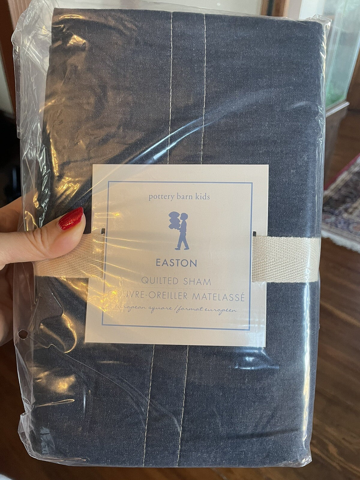 Pottery barn Pillow Sham cover Disney holiday party gift Sport space Denim Boy ]