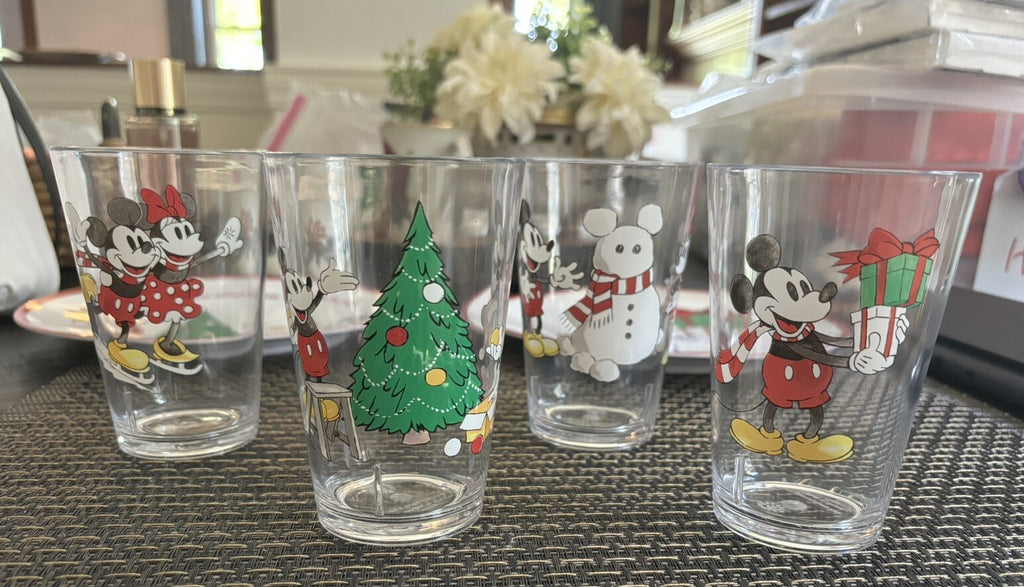 Pottery Barn disney Mickey Mouse Christmas holiday Dinner party gift kid SET 12'