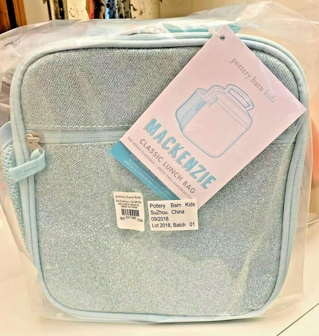 Pottery Barn school Disney glitter LUNCH BOX BAG Frozen girl Travel SET KID??  ]