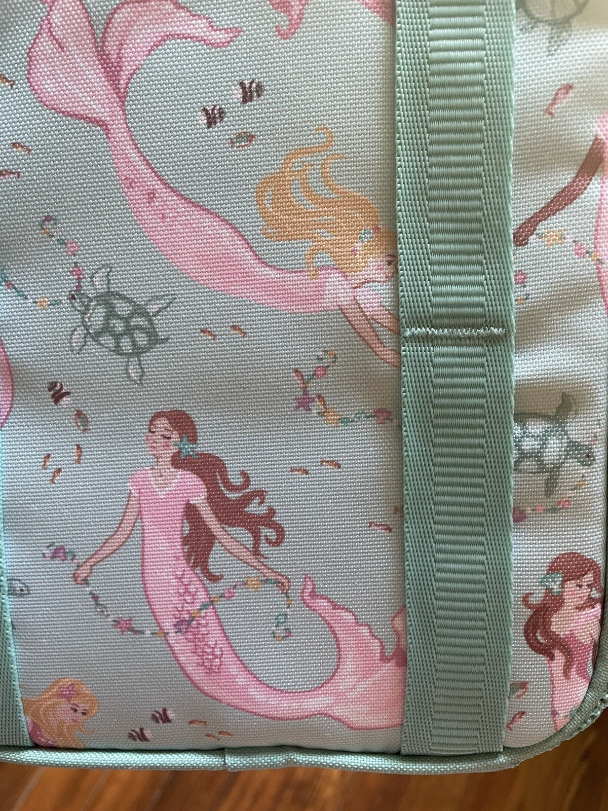 Pottery Barn school Disney LUNCH BOX BAG Mermaid Ariel princess travel girl .