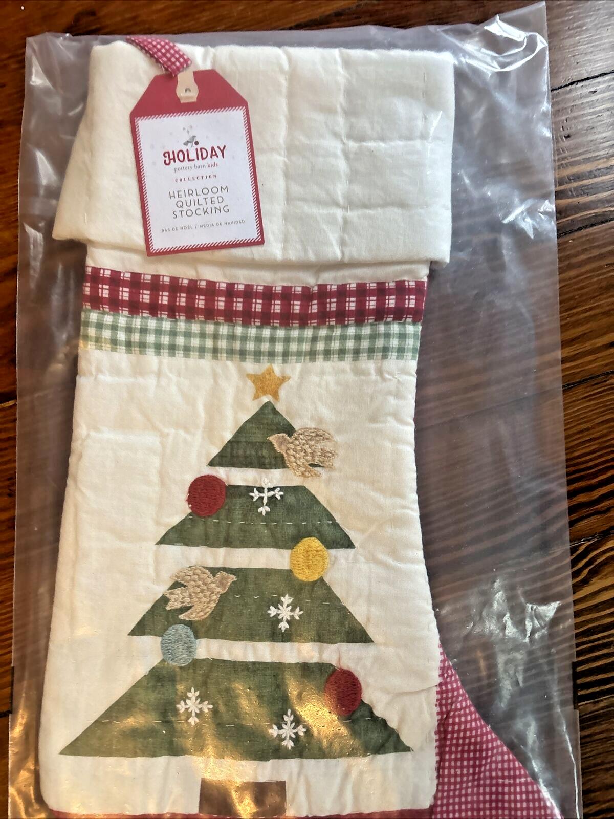 Pottery Barn Holiday Christmas stocking gift party quilted tree Disney kids ,