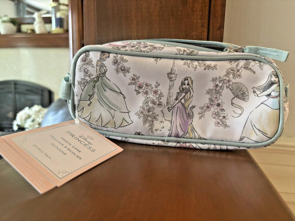 School Pottery Barn DISNEY Princess pencil CASE bag+Utensil Cinderella Belle n