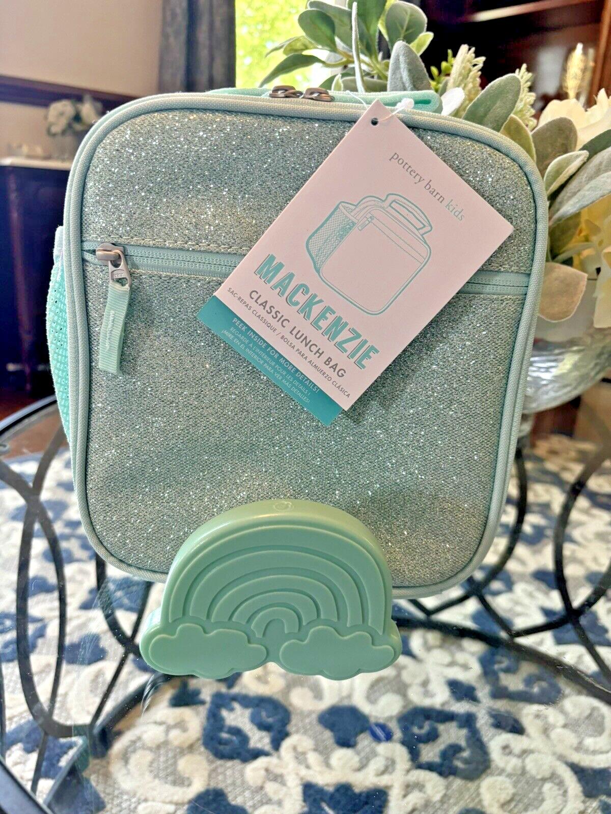 Pottery Barn school Disney glitter LUNCH BOX BAG Frozen girl Travel SET KID??  ]