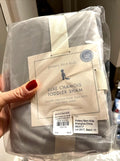 Pottery barn Disney Crib Toddler bed Sham CHAMOIS Grey Holiday Gift Baby $57 ]