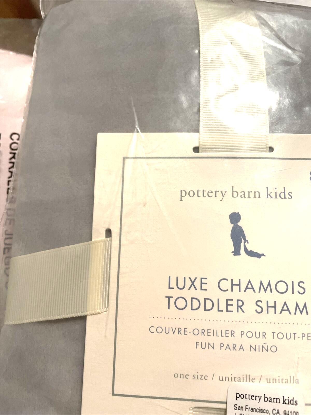 Pottery barn Disney Crib Toddler bed Sham CHAMOIS Grey Holiday Gift Baby $57 ]