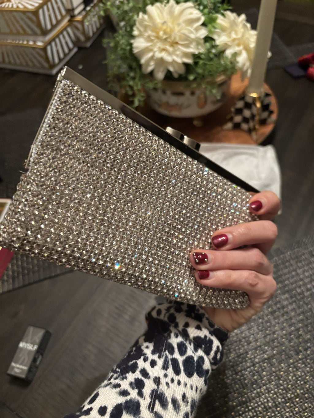 Diamond Purse Wedding Holiday Christmas Vintage Andrea New York party girl gift