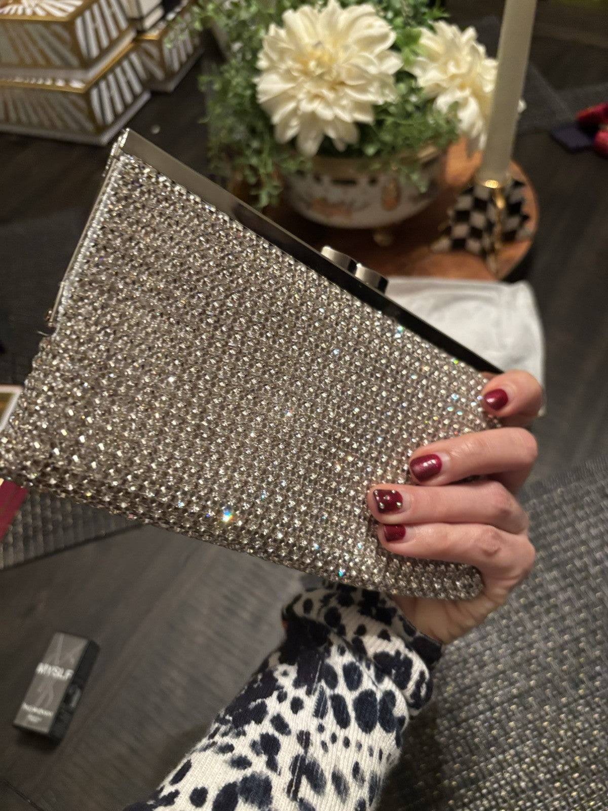 Diamond Purse Wedding Holiday Christmas Vintage Andrea New York party girl gift