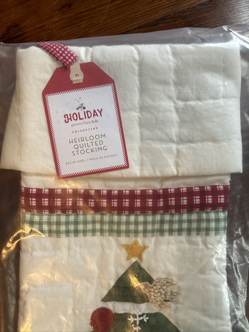 Pottery Barn Holiday Christmas stocking gift party quilted tree Disney kids ,