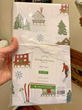 pottery barn Holiday Pillowcase KING Ski Birthday Christmas Disney gift SET 2 '
