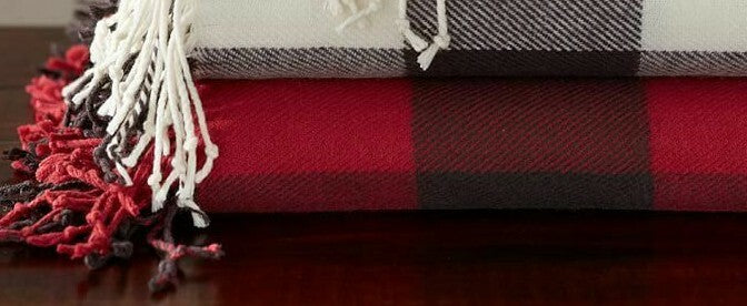 Pottery Barn holiday Christmas Plaid Stewart?throw blanket cover Disney Gift ??'