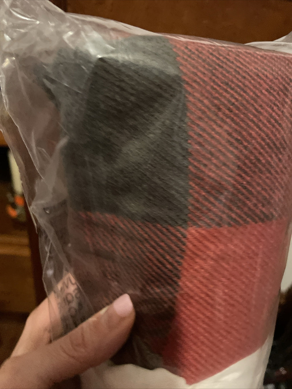 Pottery Barn holiday Christmas Plaid Stewart?throw blanket cover Disney Gift ??'
