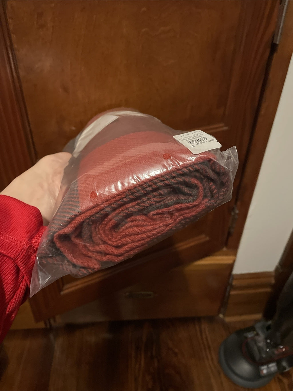 Pottery Barn holiday Christmas Plaid Stewart?throw blanket cover Disney Gift ??'