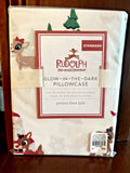 Disney Pottery Barn Rudolph Christmas Bumble Holiday Gift party kid Pillowcase '