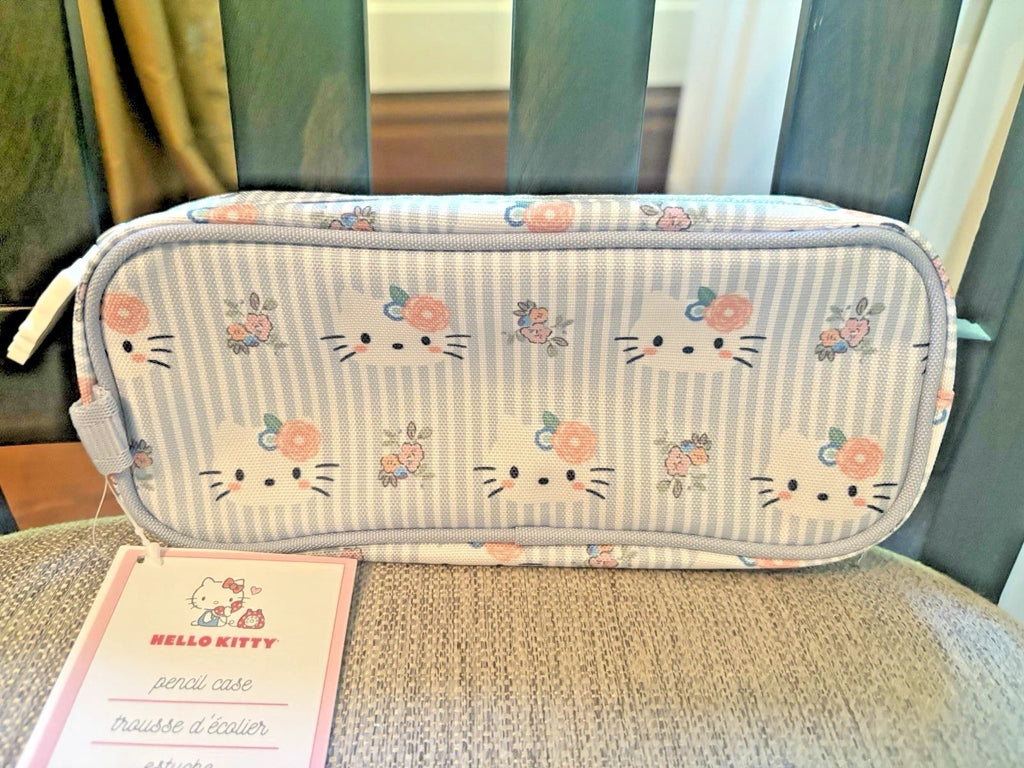 Pottery Barn Kids School Disney Glitter Hello Kitty Barbie travel Pencil case n