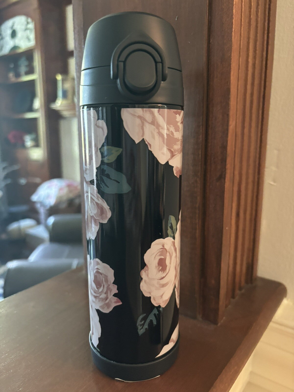 Pottery barn School disney Floral Large BACKPACK WATER Travel bag girl flower n