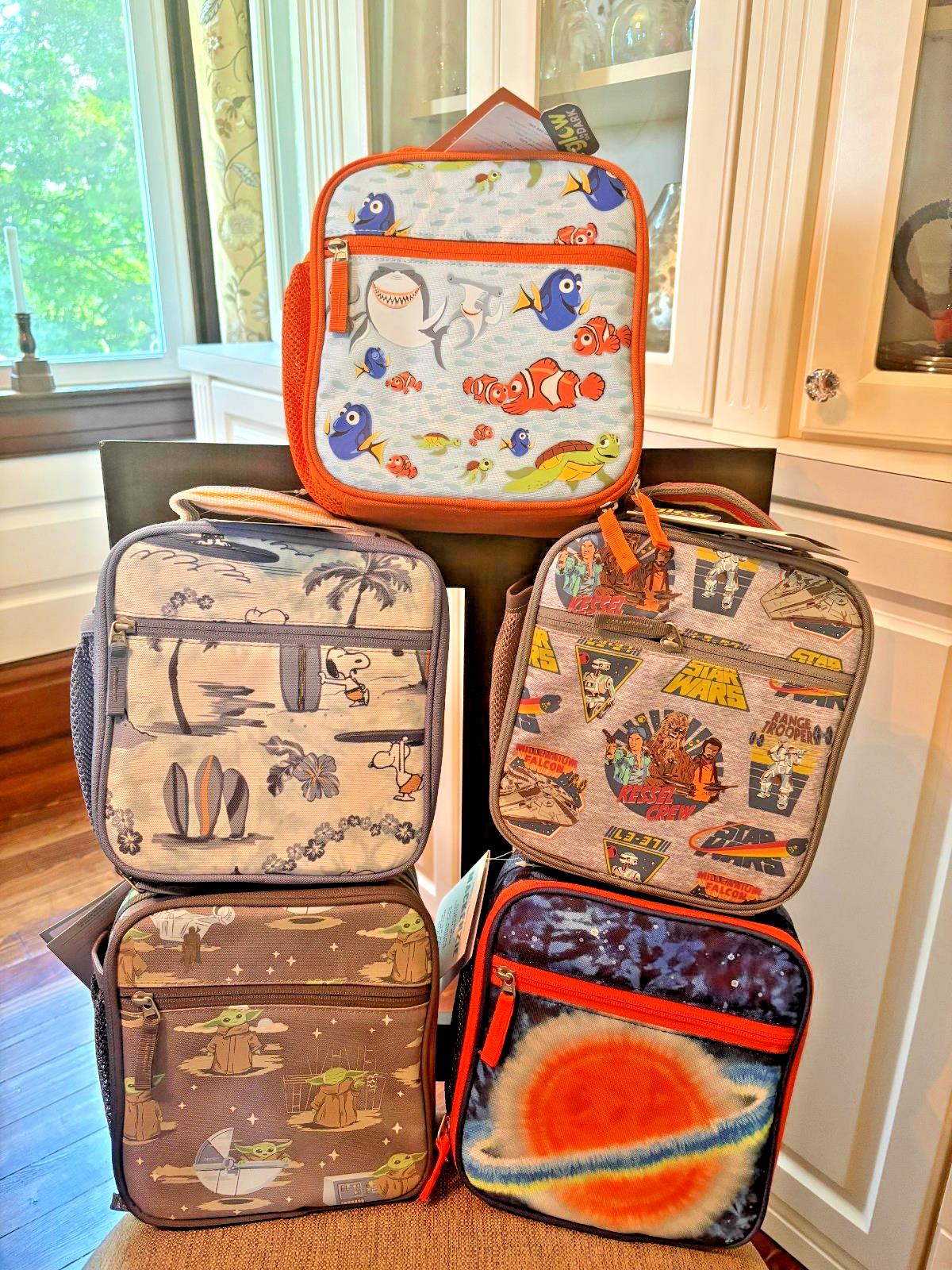 Pottery Barn School Snoopy Marvel Star Wars Trek BACKPACK LUNCH travel Bag boy [