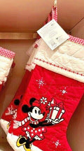 Pottery Barn Christmas Holiday Disney MINNIE MOUSE stocking Mickey gift party ]
