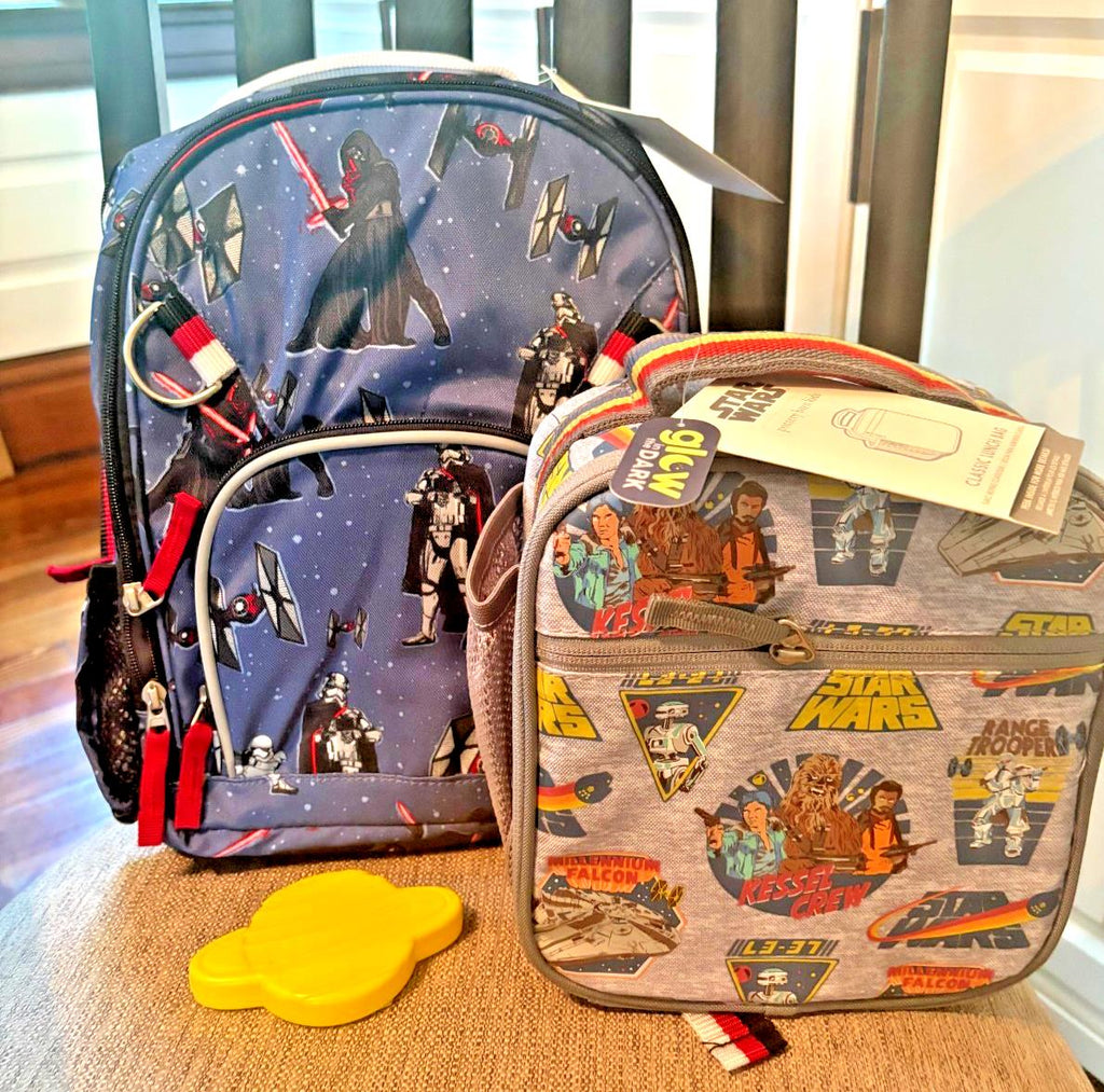 Pottery Barn School Snoopy Marvel Star Wars Trek BACKPACK LUNCH travel Bag boy [