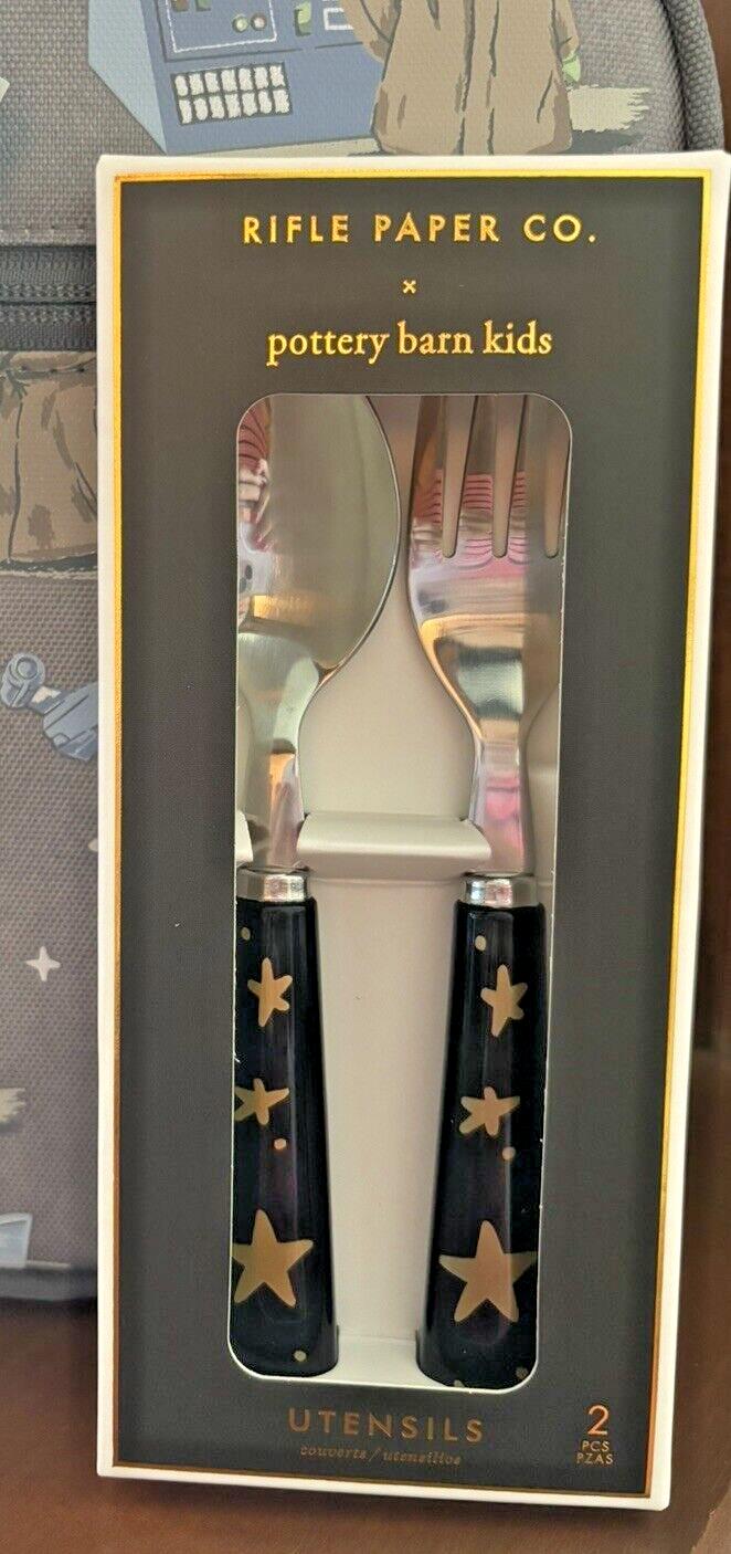 SNOOPY Pottery barn school Peanuts Water Bottle +Utensil Set Disney Beach Star n