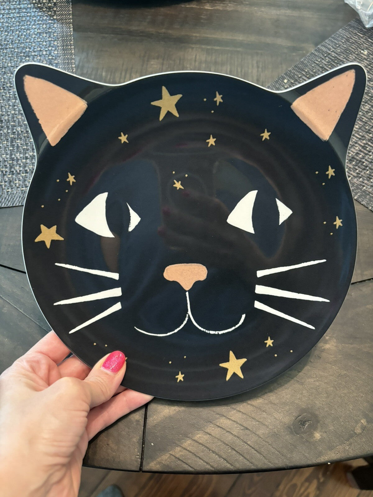 Pottery Barn Halloween Holiday party black cat dinner party kids SET 12 gift