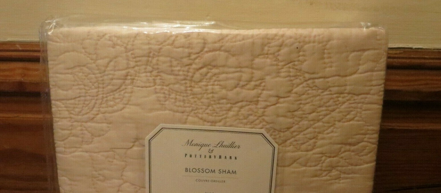 Pottery Barn holiday MONIQUE LHUILLIER BLOSSOM pillow SHAM Disney wedding 1