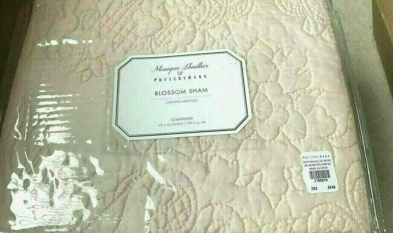 Pottery Barn holiday MONIQUE LHUILLIER BLOSSOM pillow SHAM Disney wedding 1