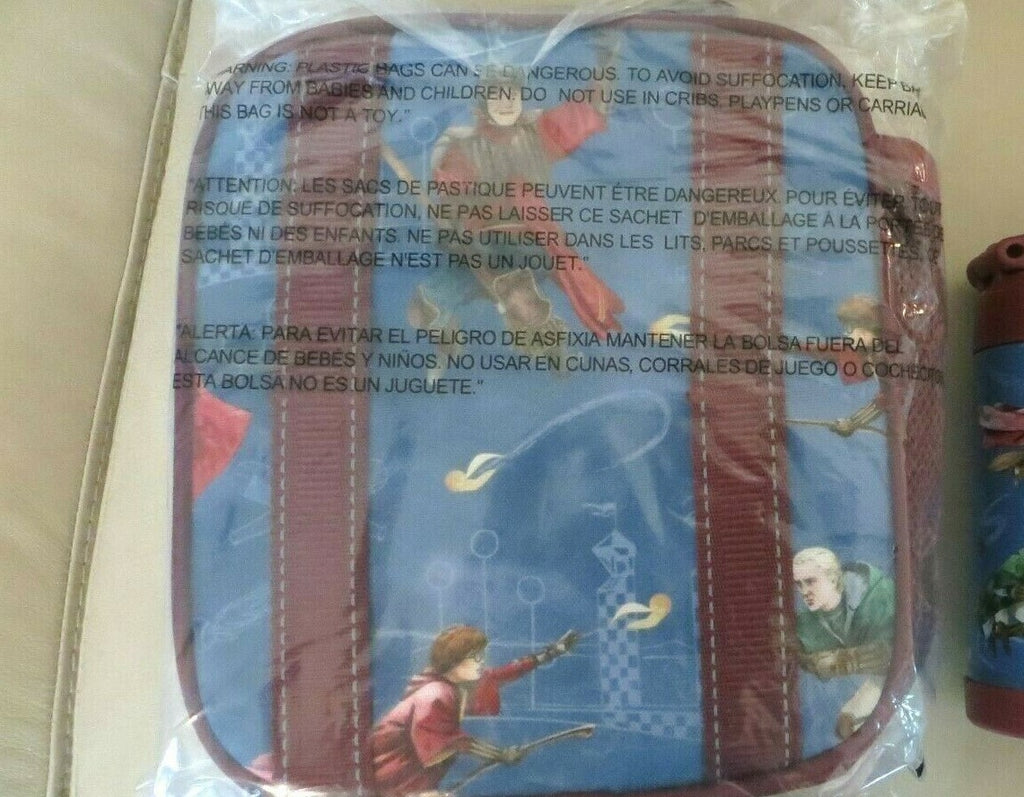 School  Disney Pottery barn Harry Potter QUIDDITCH LUNCH BOX Wizard  ]