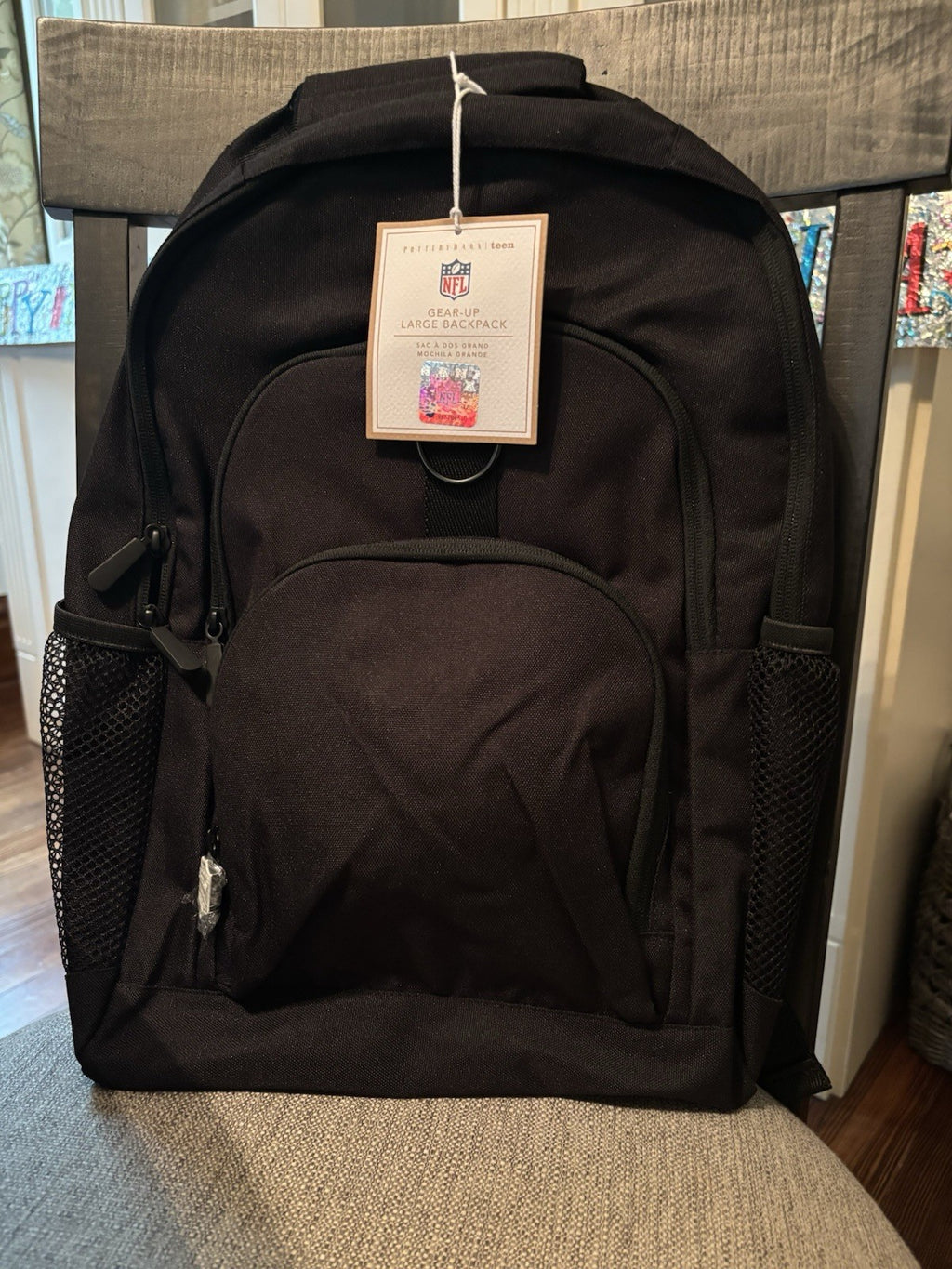 Pottery Barn School Disney Football Backpack sport bag Baseball Travel NFL kid .