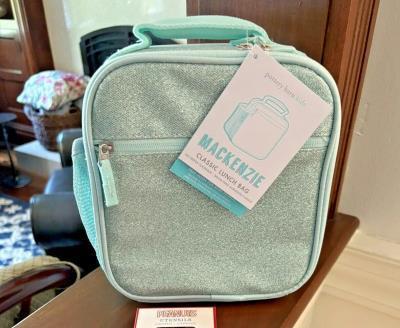 Pottery Barn Kids School Disney Glitter Snoopy LUNCH BOX travel Bag Grinch .