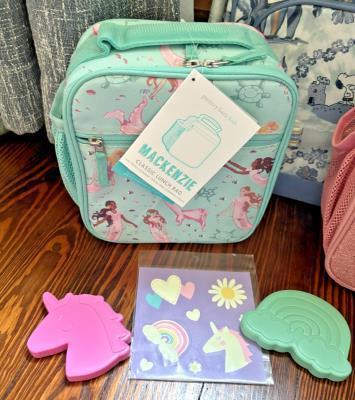 Pottery Barn Kids School Disney Glitter Snoopy Lunch travel Bag girl peanuts .