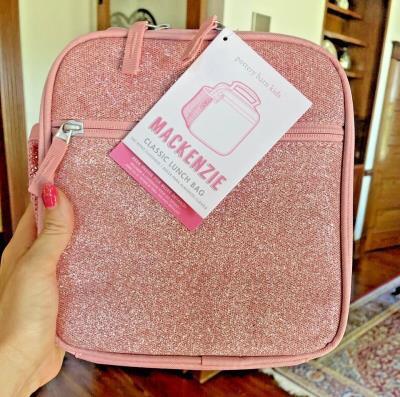 Pottery Barn Kids School Disney Glitter Snoopy Lunch travel Bag girl peanuts .