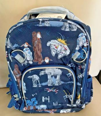 Pottery Barn School Snoopy Star War BACKPACK LUNCH travel Bag Mandalorian boy .