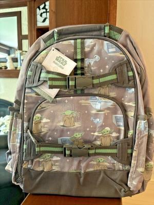 Pottery Barn School Snoopy Star War BACKPACK LUNCH travel Bag Mandalorian boy .