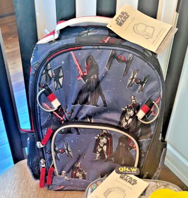 Pottery Barn School Snoopy Star War BACKPACK LUNCH travel Bag Mandalorian boy .