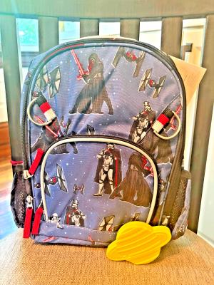 Pottery Barn School Snoopy Star War BACKPACK LUNCH travel Bag Mandalorian boy .