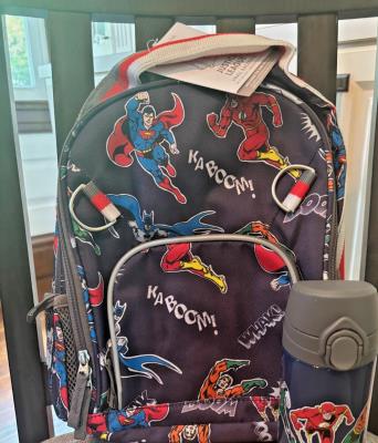 Pottery Barn School Snoopy Star War BACKPACK LUNCH travel Bag Mandalorian boy .