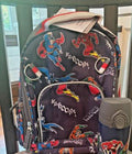 Pottery Barn School Snoopy Star War BACKPACK LUNCH travel Bag Mandalorian boy .