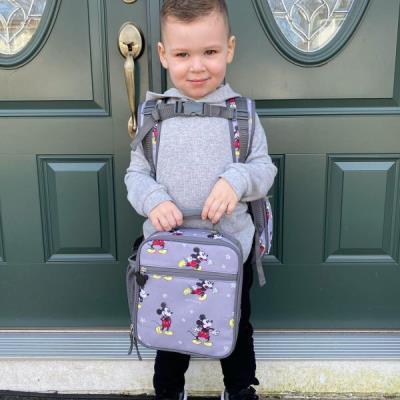 Pottery barn School Mickey Mouse LUNCH Disney +1 bag Space dinosaur travel kid ,