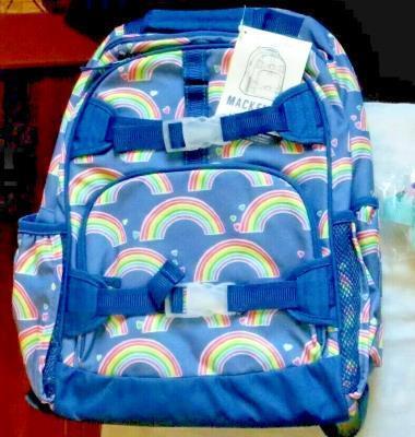 Pottery Barn School Disney Snoopy Mickey BACKPACK LUNCH BOX travel BAG Peanuts /