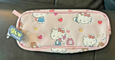 Pottery Barn Kids School Disney Glitter Hello Kitty Barbie travel Pencil case n